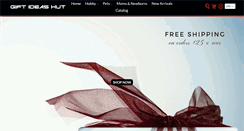 Desktop Screenshot of giftideashut.com